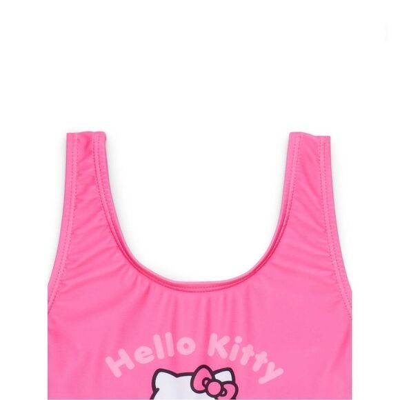 Hello Kitty Sanrio One-Piece Swimsuit  Bathing Suit with UPF 50+, Size L - Picture 7 of 7